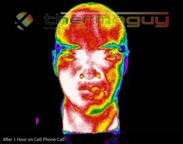 After 1 Hour on Cell Phone Call